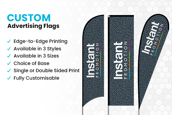 Feather Flags for Extra Visibility