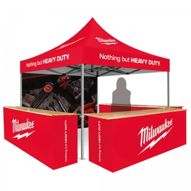 3m x 3m Street Food Gazebo - Catering Gazebo with Serving Windows