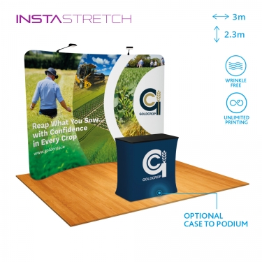 InstaStretch Curved Backdrops