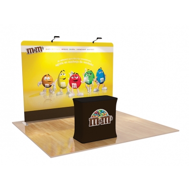 3m Straight Display with Podium