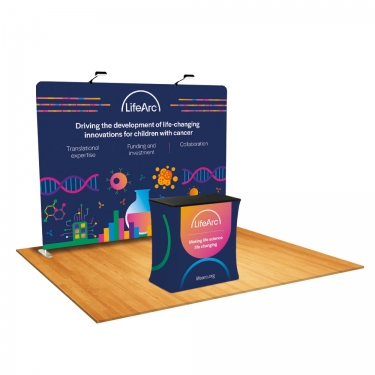 3m Straight Display with Podium