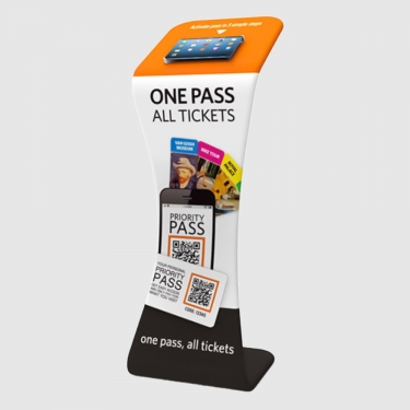 Curved Tablet Display Stand