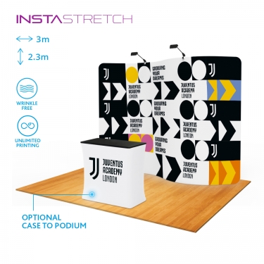 InstaStretch Wave Backdrops