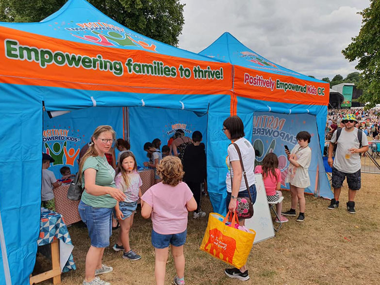 Two Connected 3m x 3m Gazebos