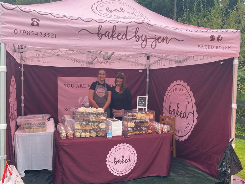 Baked By Jen Branded Gazebo