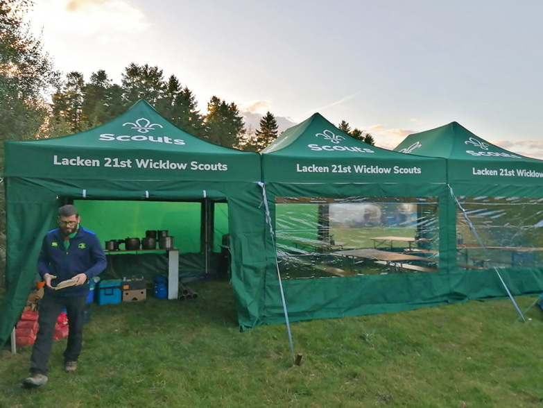 Lacken 21st Wicklow Scouts Adjoining Awnings