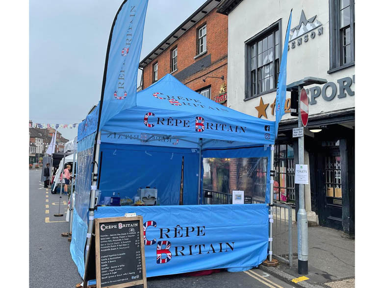 Crepe Britain Custom Gazebo Package