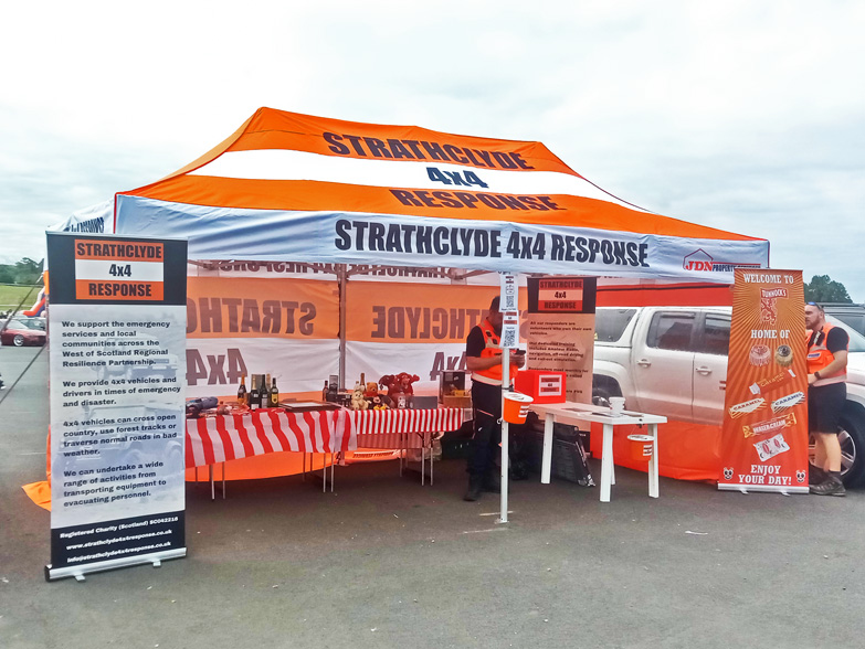 Strathclyde 4x4m Response 3m x 6m Branded Gazebo