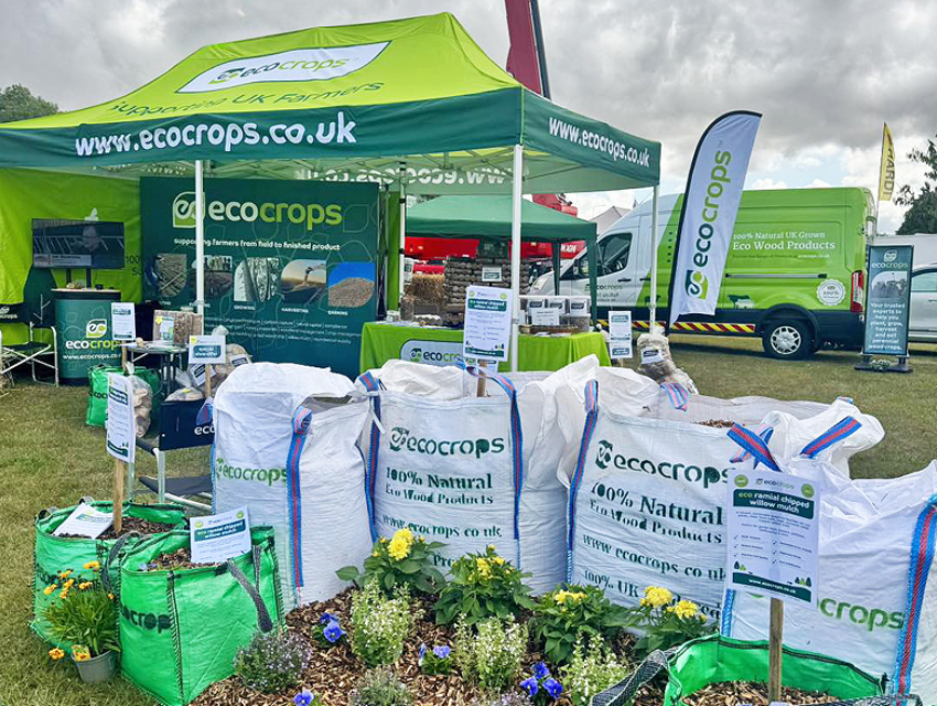 Eco Crops Shine with Their Branded Gazebo at Agricultural Shows Across the UK