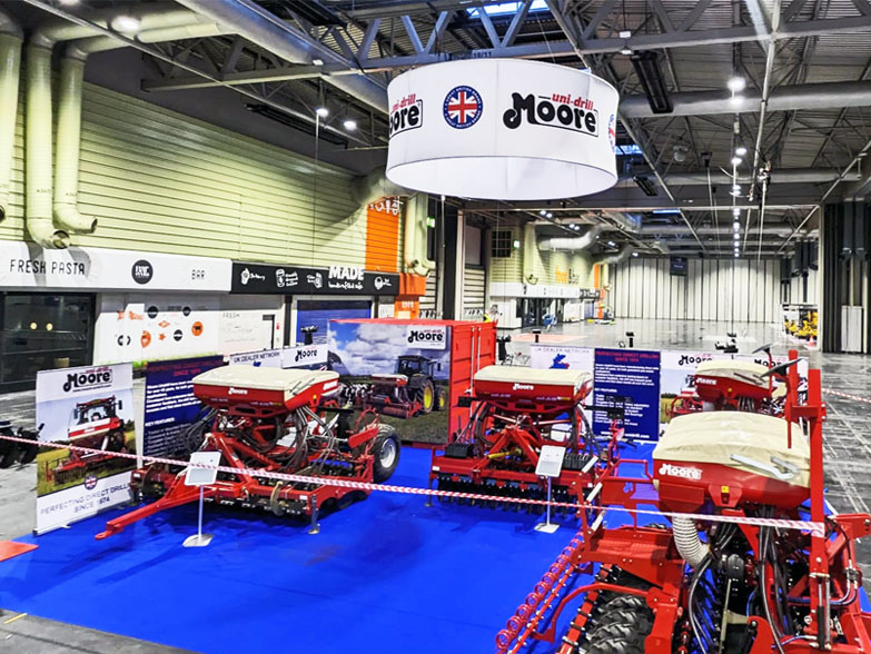 Moore Unidrill Manufacturing Hanging Banner