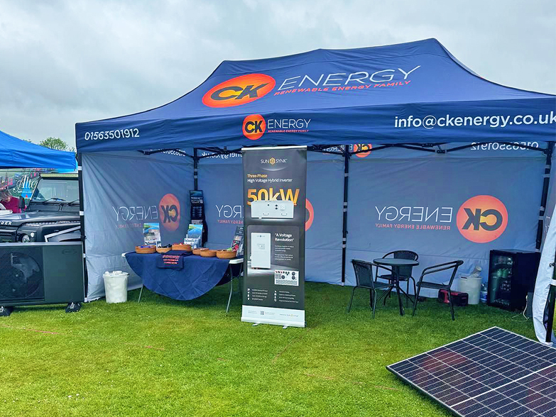 CK Energy’s Striking Branded Gazebo