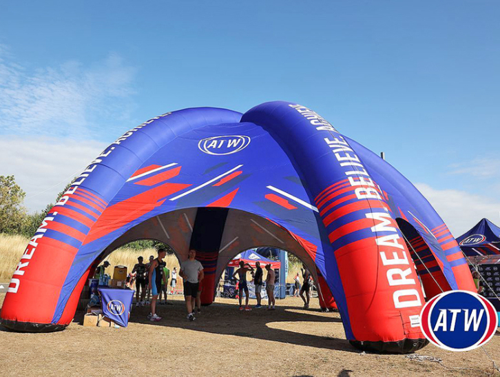 Branded Inflatable Domes Making a Big Impact with Active Training World
