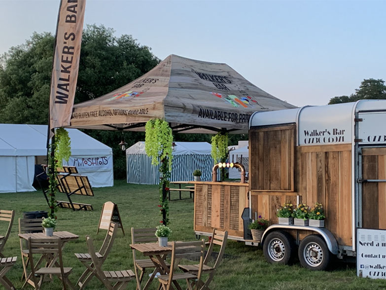 Walker's Bar Branded Gazebo