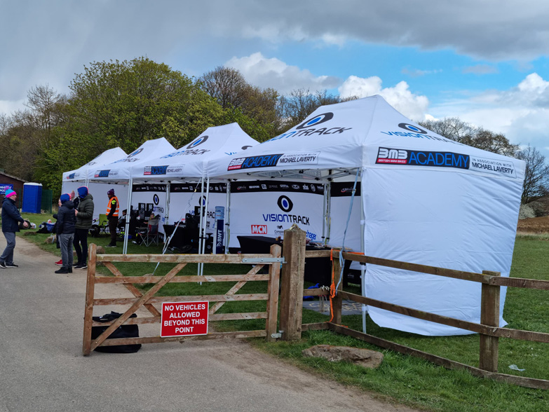 Connected 3x4.5m Gazebos