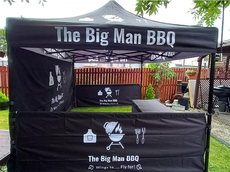 Printed 3m x 4.5m Gazebo