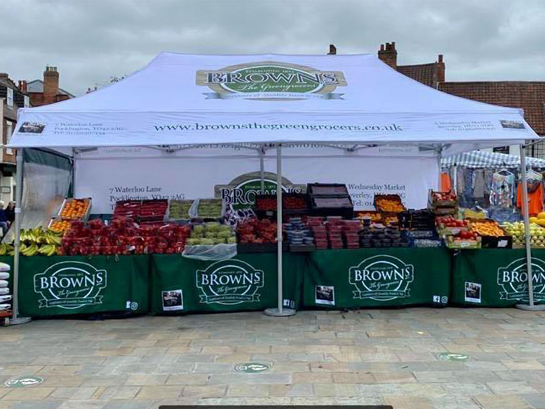 3x6m Printed Gazebo 3x6m Printed Gazebo for Greengrocer
