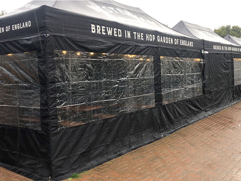 Westerham Brewery Outdoor Connected Gazebos