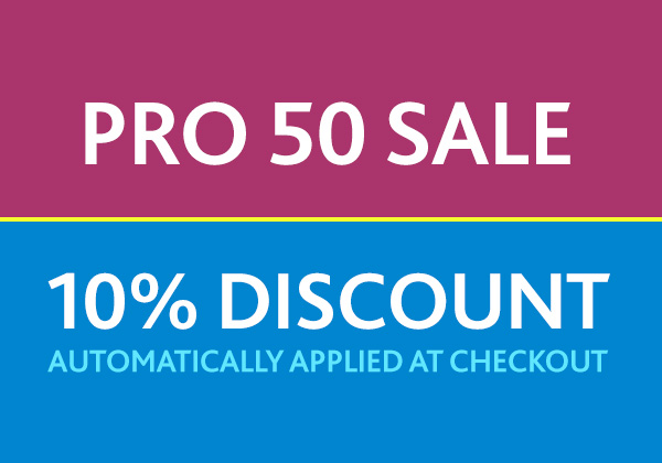Pro 50 Sale - Save 10% Today!