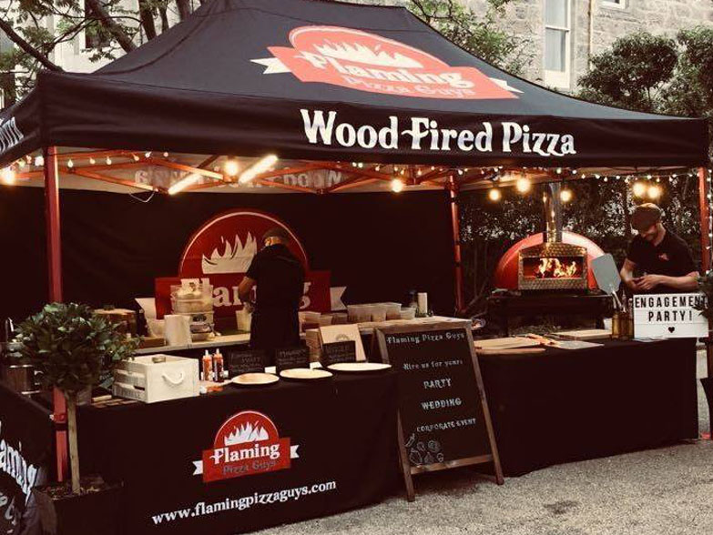 Flaming Pizza Guys Gazebo